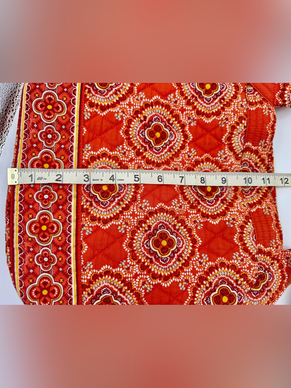 Vera Bradley Angle Tote Bag in Retired Paprika - Picture 15 of 16